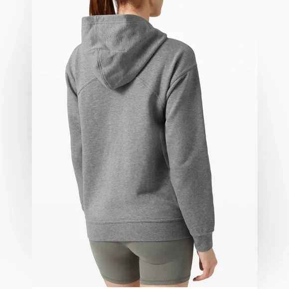 Lululemon All Yours Zip Hoodie *Terry Heathered Core Medium Grey - Picture 2 of 10